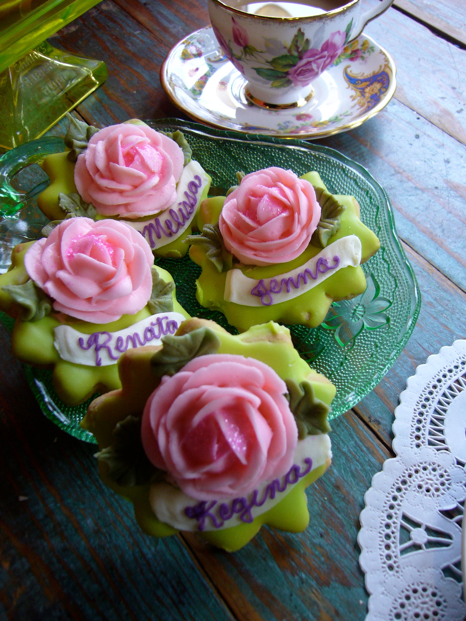 Flower cookies